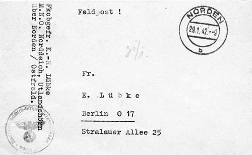 Feldpost - Telegramm (Seefunktelegramm)